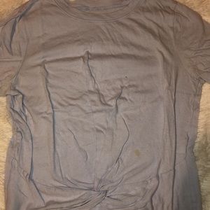 hollister knotted tshirts